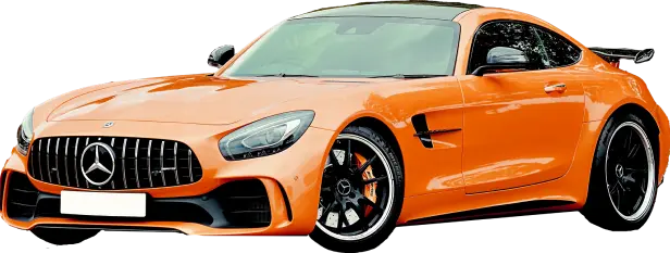 Orange Color Car