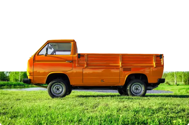 Orange Color Truck